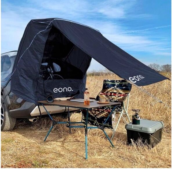 eono 車中泊テント タープ ブラック アウトドア 旅行 釣り キャンプ 便利 快適 新品未使用 車