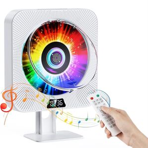 Gueray cdプレーヤー bluetooth送受信両対応 壁掛け&卓上式