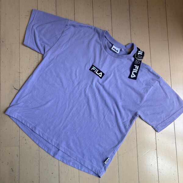 【FILA】ガールズ 半袖シャツ Tシャツ パープル 140cm