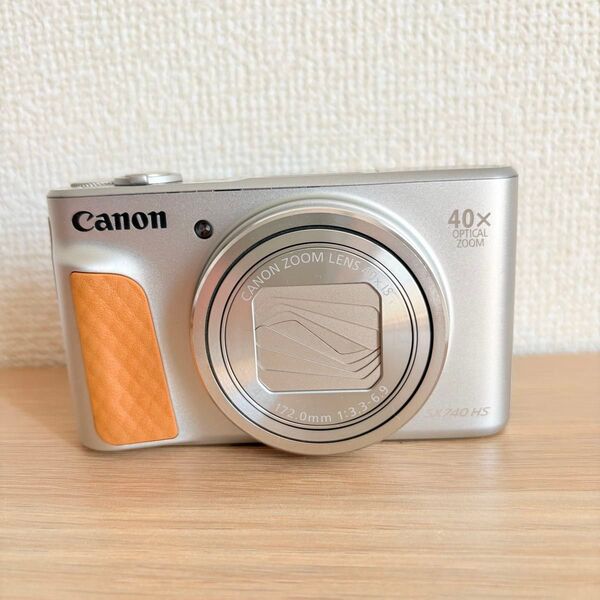 中古品 箱無し お値下げ不可 Canon PowerShot SX740 HS デジタルカメラ シルバー