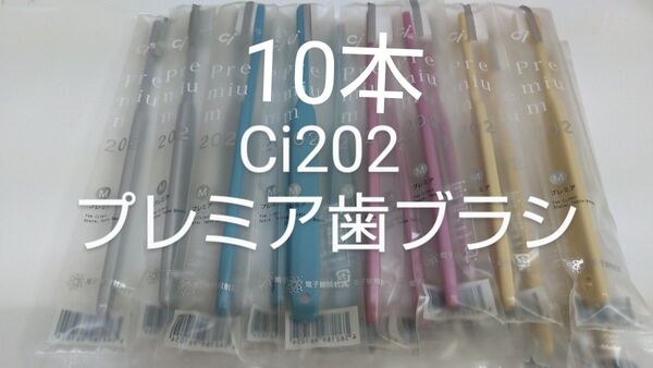 10本セット 歯科医院専用減菌コンパクト歯ブラシCi202 プレミア 日本製ふつう