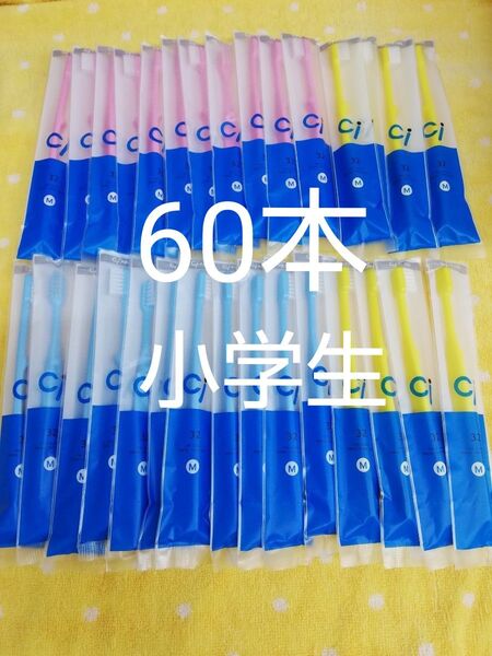お得な60本セット歯科医院専用Ci32子供歯ブラシ ふつう(