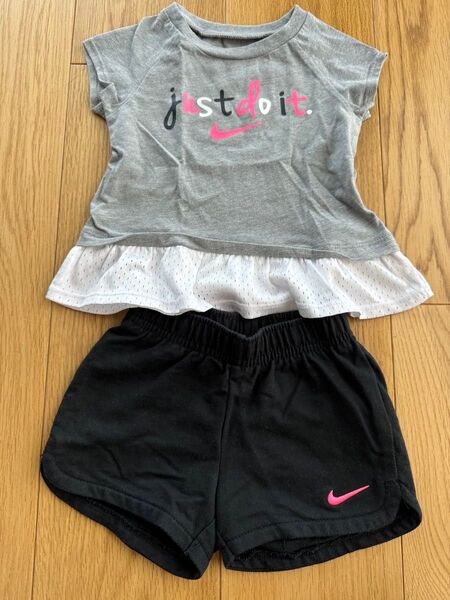 上下セット 半袖 半袖Tシャツ ショートパンツ 女の子 セットアップ NIKE ナイキ 80センチ