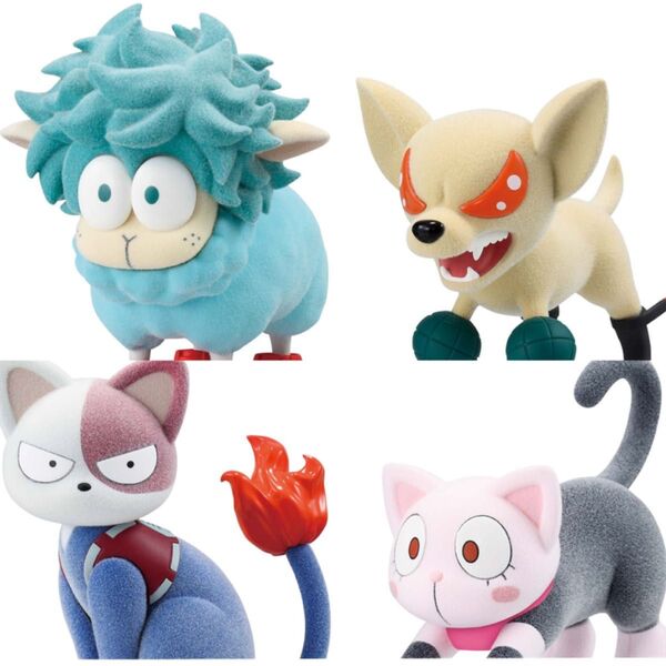 僕のヒーローアカデミア fluffy puffy 4種セット