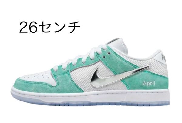 APRIL SKATEBOARDS × Nike SB Dunk Low Pro QS White and Multi-Color