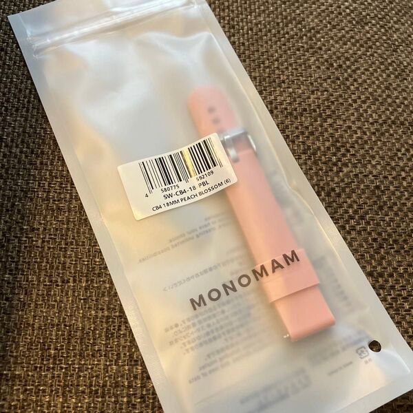 MONOMAM モノマム スマートウォッチ 交換バンド CB4 18mm ピーチブロッサム 未使用