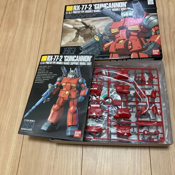 【絶版】バンダイ HGUC 未組立 1/144ガンキャノン プラモデル