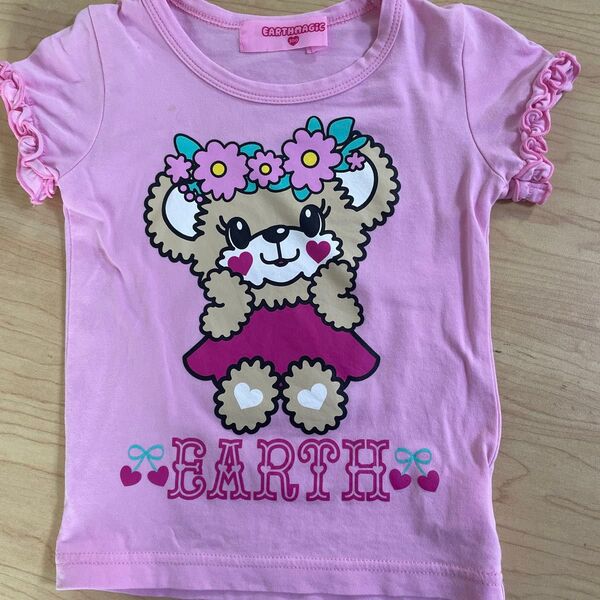 EARTHMAGIC アースマジック Tシャツ 100 ピンク