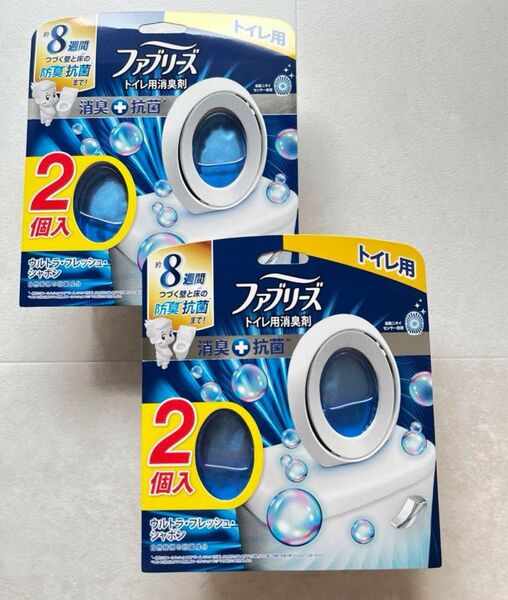 【即日発送可】ファブリーズ トイレ用 ウルトラ・フレッシュ・シャボン 4個