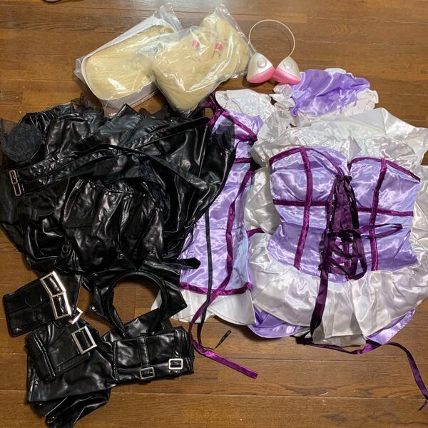 ウィッグ付き! 2着 セット ちょびっツ ちぃ フレイヤ コスプレ 衣装 パソ耳 髪飾り