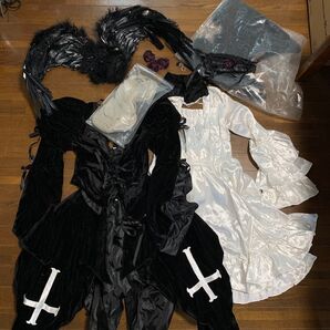 ウィッグ&翼付き! ローゼンメイデン 水銀燈 コスプレ 衣装 M セット
