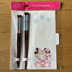 ディズニー ミッキー ミニー 結婚祝い 箸セット 未使用