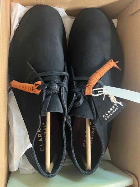 Clarks Desert khan ブラック スエード 28.0cm