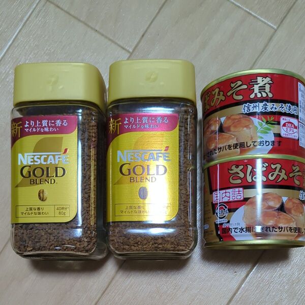 ゴールドブレンド さば味噌缶 インスタントコーヒー サバ缶