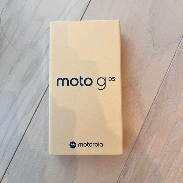 【新品未開封】Motorola moto g05 ミスティブルー②