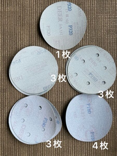 DEERFOSフィルムディスク SA331 フィルムタイプ 青色 14枚セット (送料込み)研磨材 研磨砥石種類