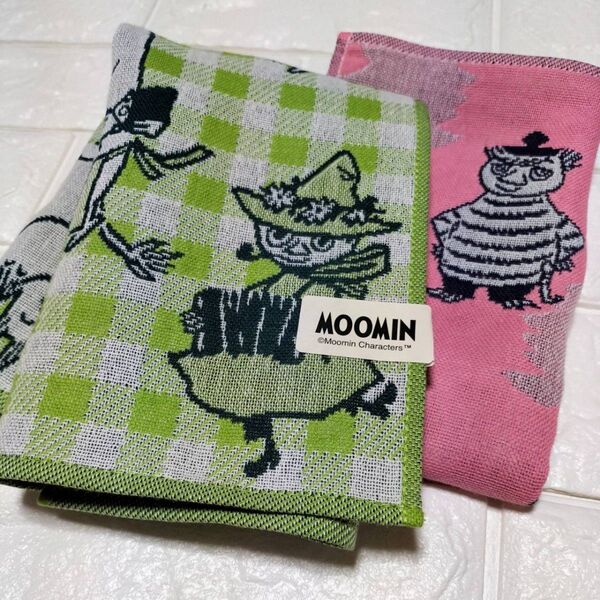新品2枚 3重ガーゼ ムーミン スナフキン スノークのおじょうさん トゥーティッキ パパ ママ MOOMIN トーベヤンソン