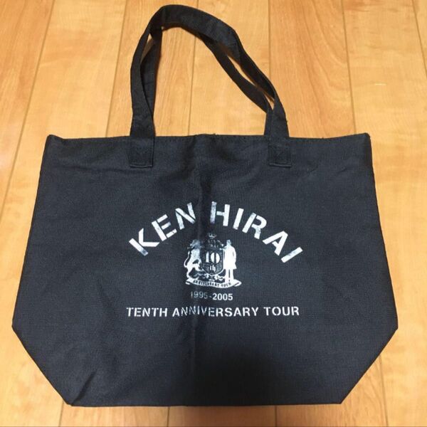 平井堅 10th anniversary tour グッズ トートバッグ 黒 ANNIVAERSARY TOUR