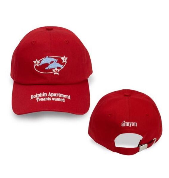 【未開封】あいみょんDolphin Apartment Cap(赤)ドルフィンアパートツアー 追加公演グッズ