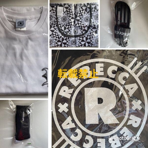 REBECCAレベッカ 2017 武道館ライブグッズ Tシャツ ロンT Mサイズ スポーツサンダル(men's)ショッピングバッグ