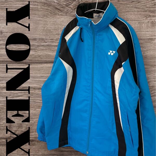 YONEX ヨネックス ジャージ ジャケット アウター 上着 スポーツウェア ウインドブレーカー メンズ M ブルー