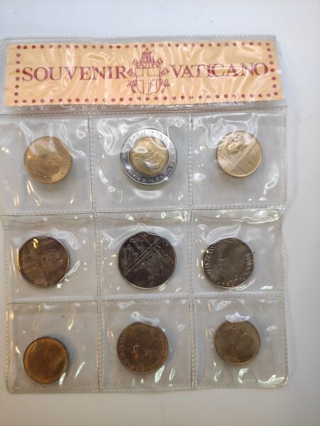 記念コイン9種 SOUVENIR VATICANO スーベニア・バチカン市国