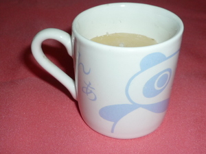  ultra rare! Kawai i! sun X Tarepanda ceramics made mug entering candle low sok ②*