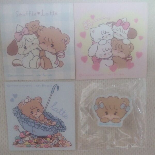 mikko ラテ クリップ&ステッカー新品
