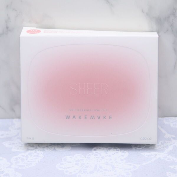 wakemakeウェイクメイク ソフトシアーマルチパレット 02レイジーローズ アイシャドウ