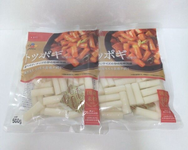 CJ FOODS トッポギ 500g×2袋 1kg 国産米粉使用 山形県製造