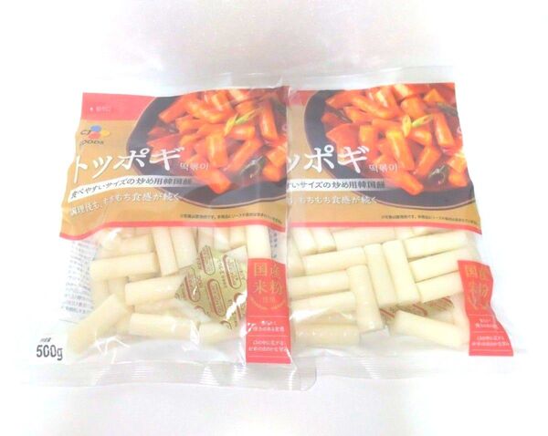 CJ FOODS トッポギ 500g×2袋 1kg 国産米粉使用 山形県製造