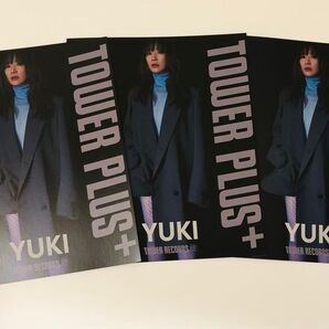 非売品★YUKI『TOWER PLUS+ YUKI特別号』3部/表紙&インタビューSUPER SLITSタワープラスタワーレコード