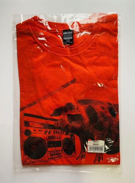 新品★B'z稲葉浩志INABA/SALASイナバサラス★CHUBBY GROOVE TOUR 2017【Tシャツ ブラッドレッド】