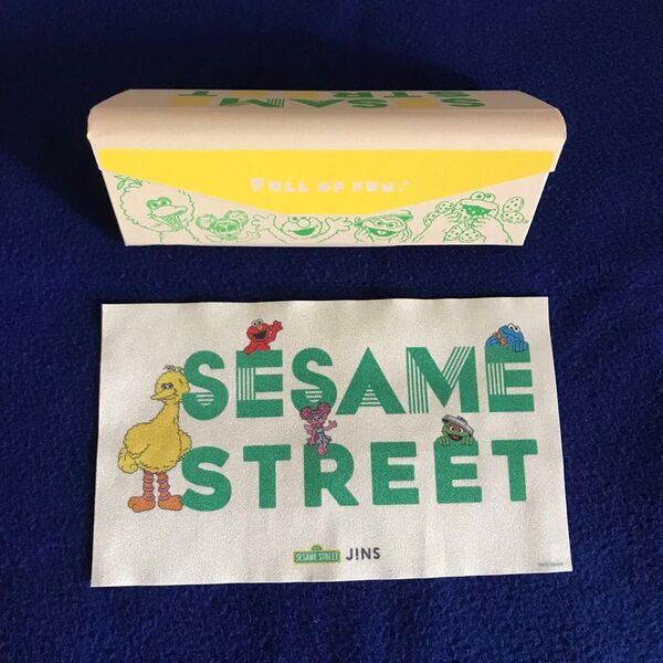 JINS × SESAME STREETコラボ メガネケース セリート セサミストリート