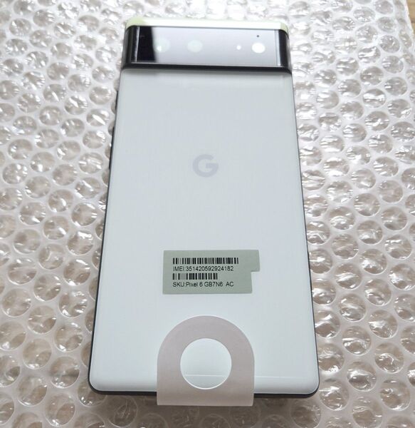 新古品 Google Pixel6 128GB ソータシーフォーム 公式SIMフリー A
