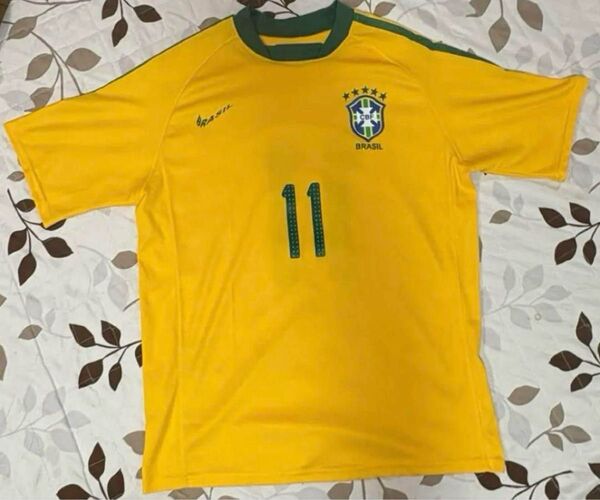 ブラジル サッカー サッカーシャツ 11番 Mサイズ ユニフォーム サッカー 半袖 M