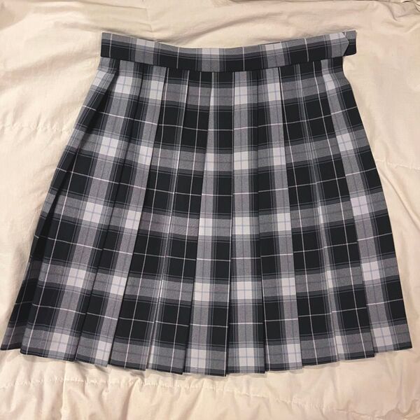 arCONOMI 制服 スカート グレー 黒 白 なんちゃって スクール 高校 中学 プリーツスカート チェック コノミ ピンク