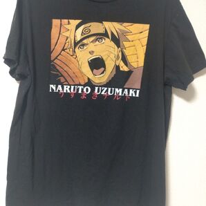 激レア NARUTO うずまきナルト プリントTシャツ 黒