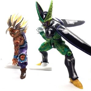 ドラゴンボールZ セルvs孫悟飯 フィギュア ニ次元彩色 ドラゴンボール リペイント フィギュア