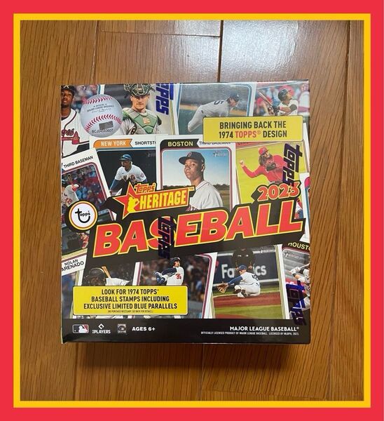 残り3つ!相場平均よりお安くしてます【廃盤】新品 2023 Topps Heritage Baseball 1Box