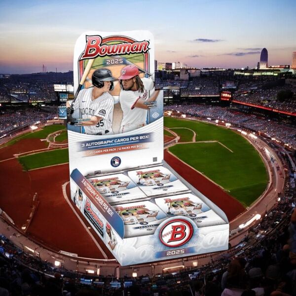 【サイン3枚確定!!】2025 Bowman Baseball Factory Sealed Hobby Jumbo 1Box