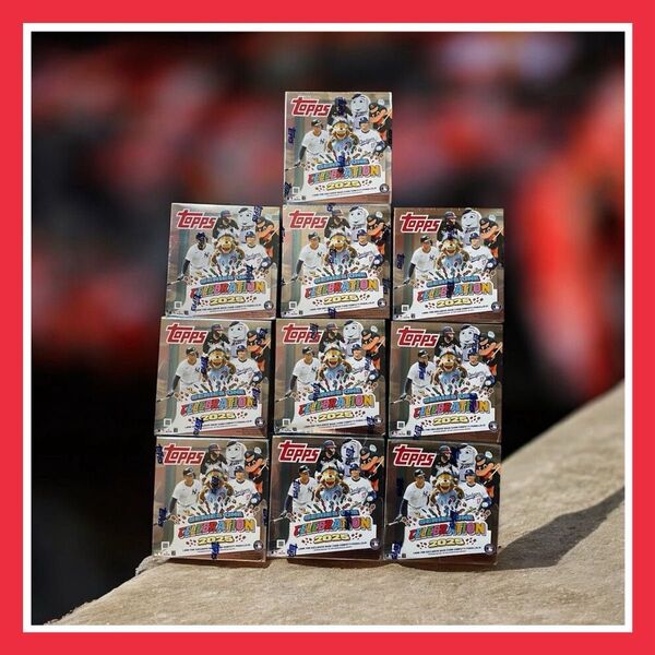 値下げ!2025 Topps Baseball Series 1 Celebration - Mega Box 10boxセット