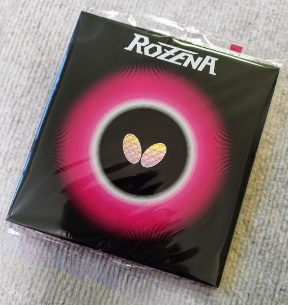 【新品未使用】 バタフライ ロゼナ 赤1.9mm (厚) Butterfly 卓球ラバー