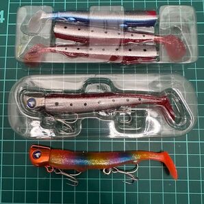 NO.5894 ブルーブルージョルティ22g 未使用品1点 中古美品1点 ワーム1パック 3点セット