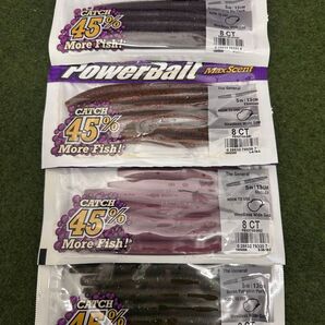 NO.5928 バークレイ (Berkley) ワーム パワーベイト マックスセント ジェネラル5インチ 未開封品4点セット