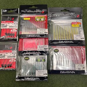 NO.5946 ダイワ月下美人 アジングワーム ジグヘッド 未開封品7点セット