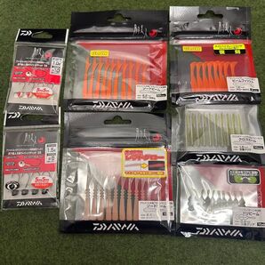 NO.5947 ダイワ月下美人 アジングワーム ジグヘッド 未開封品7点セット