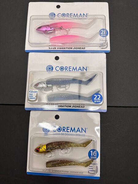 NO.6069 コアマン VJ-16 VJ-22 VJ-28 未開封品3点セット