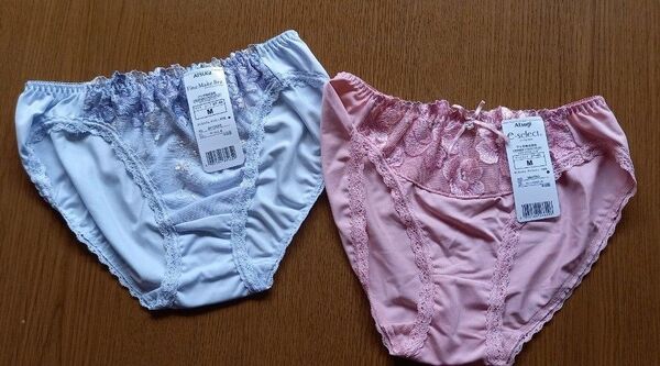 新品タグ付き★ATSUGI ショーツ Mサイズ 2枚セット★上品な刺繍ショーツ