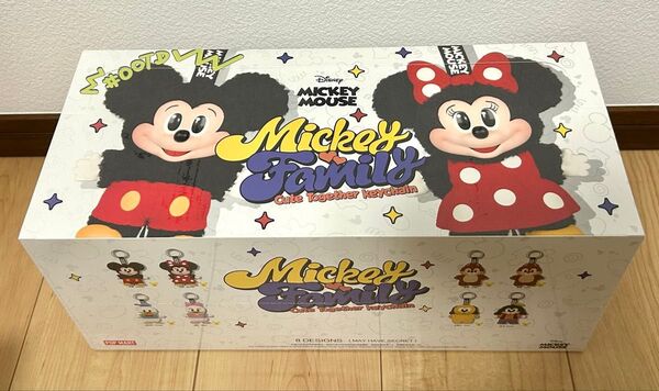 POPMART DISNEYミッキーファミリーぬいぐるみキーチェーン アソートBOX